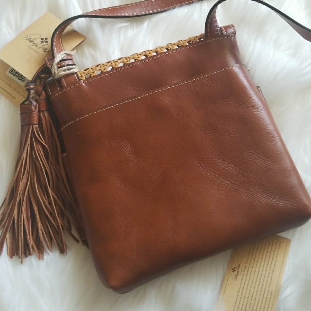 NWT Patricia Nash Summer Mexico Leather Crossbody_5